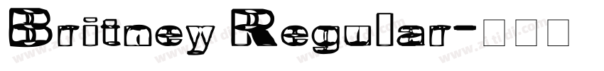Britney Regular字体转换
